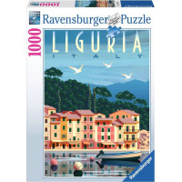 RAVENSBURGER Puzzle Pohlednice z Ligurie 1000 dílků