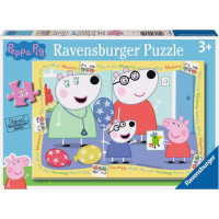 RAVENSBURGER Puzzle Prasátko Peppa 35 dílků