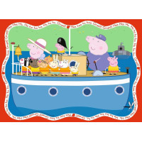 RAVENSBURGER Puzzle Prasátko Peppa 4x42 dílků