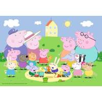 RAVENSBURGER Puzzle Prasátko Peppa: Zábava na slunci 35 dílků