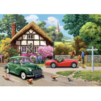 RAVENSBURGER Puzzle Projížďka venkovskou krajinou 1000 dílků