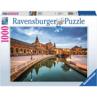 RAVENSBURGER Puzzle Španělské náměstí, Řím 1000 dílků