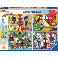 RAVENSBURGER Puzzle Spidey a jeho úžasní přátelé 4x42 dílků