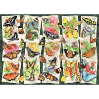RAVENSBURGER Puzzle Tropičtí motýli 1000 dílků