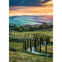RAVENSBURGER Puzzle Val d'Orcia, Toskánsko 1000 dílků