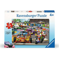 RAVENSBURGER Puzzle Závodní rally 60 dílků