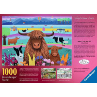 RAVENSBURGER Puzzle Život na Vysočině 1000 dílků