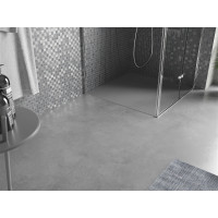 Sprchová SMC vanička MEXEN BERT 90x90 cm - šedá, 4K619090