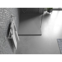 Sprchová SMC vanička MEXEN BERT 80x120 cm - šedá, 4K618012