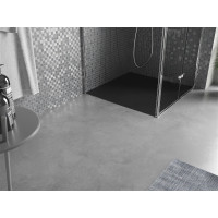 Sprchová SMC vanička MEXEN BERT 80x80 cm - černá, 4K708080