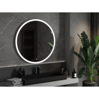 Kulaté zrcadlo MEXEN ORO 100 cm - s LED podsvícením a vyhříváním, 9824-100-100-611-00