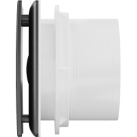 Koupelnový ventilátor MEXEN AXS 150 se zpětnou klapkou a senzorem vlhkosti - černý, W9601-150H-70