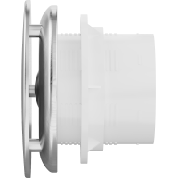 Koupelnový ventilátor MEXEN AXR 100 se zpětnou klapkou a senzorem vlhkosti - stříbrný, W9602-100H-11