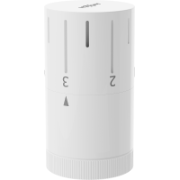 Termostatická hlavice pro radiátor MEXEN Space - bílá - M30x1,5, W908-005-20