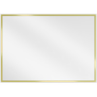 Obdélníkové zrcadlo MEXEN LOFT 70x50 cm - zlatý rám, 9852-070-050-000-50