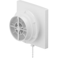Koupelnový ventilátor MEXEN DXS 120 se zpětnou klapkou a ovládaný lankem - bílý, W9603-125K-00