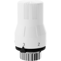 Termostatická hlavice pro radiátor MEXEN Stumb - bílá - M30x1,5, W908-002-20
