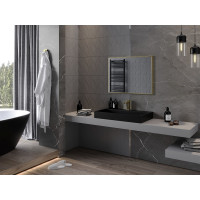 Obdélníkové zrcadlo MEXEN LOFT 80x60 cm - zlatý rám, 9852-080-060-000-50