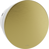 Koupelnový ventilátor MEXEN AXR 100 se zpětnou klapkou - zlatý, W9602-100-50