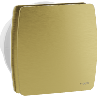 Koupelnový ventilátor MEXEN AXS 100 se zpětnou klapkou a senzorem vlhkosti - zlatý, W9601-100H-50
