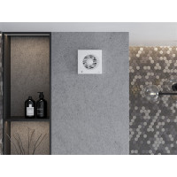 Koupelnový ventilátor MEXEN DXS 100 se zpětnou klapkou - bílý, W9603-100-00
