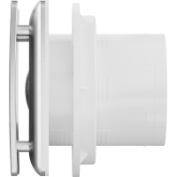 Koupelnový ventilátor MEXEN AXS 100 se zpětnou klapkou a časovačem - stříbrný, W9601-100T-11