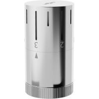 Termostatická hlavice pro radiátor MEXEN Space - chromová - M30x1,5, W908-005-01