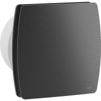 Koupelnový ventilátor MEXEN AXS 150 se zpětnou klapkou a senzorem vlhkosti - černý, W9601-150H-70
