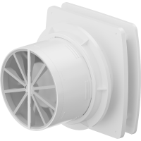 Koupelnový ventilátor MEXEN AXS 120 se zpětnou klapkou - bílý, W9601-125-00