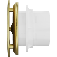 Koupelnový ventilátor MEXEN AXR 100 se zpětnou klapkou a časovačem - zlatý, W9602-100T-50