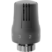 Termostatická hlavice pro radiátor MEXEN Cla ic - šedá - M30x1,5, W908-002-66