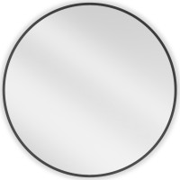 Kulaté zrcadlo MEXEN LOFT 75 cm - černý rám, 9850-075-075-000-70