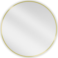 Kulaté zrcadlo MEXEN LOFT 70 cm - zlatý rám, 9850-070-070-000-50