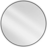 Kulaté zrcadlo MEXEN LOFT 100 cm - černý rám, 9850-100-100-000-70