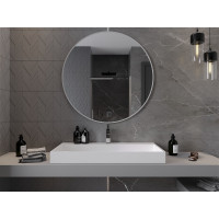 Kulaté zrcadlo MEXEN LOFT 100 cm - bílý rám, 9850-100-100-000-20