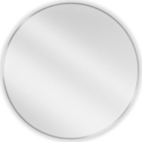 Kulaté zrcadlo MEXEN LOFT 80 cm - inox rám, 9850-080-080-000-10