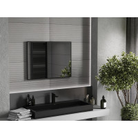 Obdélníkové zrcadlo MEXEN LOFT 80x60 cm - černý rám, 9852-080-060-000-70