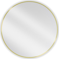 Kulaté zrcadlo MEXEN LOFT 85 cm - zlatý rám, 9850-085-085-000-50