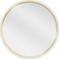 Kulaté zrcadlo MEXEN LOFT 40 cm - zlatý rám, 9850-040-040-000-50