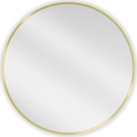 Kulaté zrcadlo MEXEN LOFT 75 cm - zlatý rám, 9850-075-075-000-50