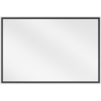 Obdélníkové zrcadlo MEXEN LOFT 60x40 cm - černý rám, 9852-060-040-000-70
