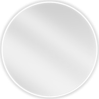 Kulaté zrcadlo MEXEN LOFT 70 cm - bílý rám, 9850-070-070-000-20