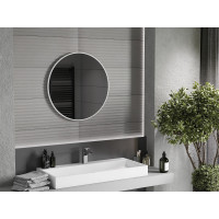 Kulaté zrcadlo MEXEN LOFT 70 cm - bílý rám, 9850-070-070-000-20