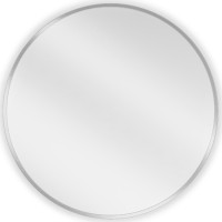 Kulaté zrcadlo MEXEN LOFT 60 cm - inox rám, 9850-060-060-000-10