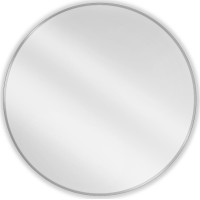 Kulaté zrcadlo MEXEN LOFT 90 cm - inox rám, 9850-090-090-000-10