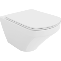 Závěsné WC MEXEN VITO RIMLESS - bílé + Duroplast sedátko slim, 30174000
