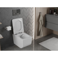Závěsné WC MEXEN VERA RIMLESS - bílé + Duroplast sedátko slim, 30164000