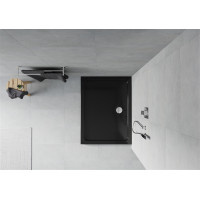 Sprchová vanička MEXEN SLIM 100x120 cm - černá, 40701012