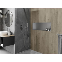 Zápustná police pod omítku Mexen X-Wall-NR 90x30 cm - inox, 1911903010