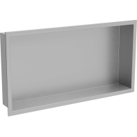 Zápustná police do zdi Mexen X-Wall-R 60x30 cm - inox, 1910603010